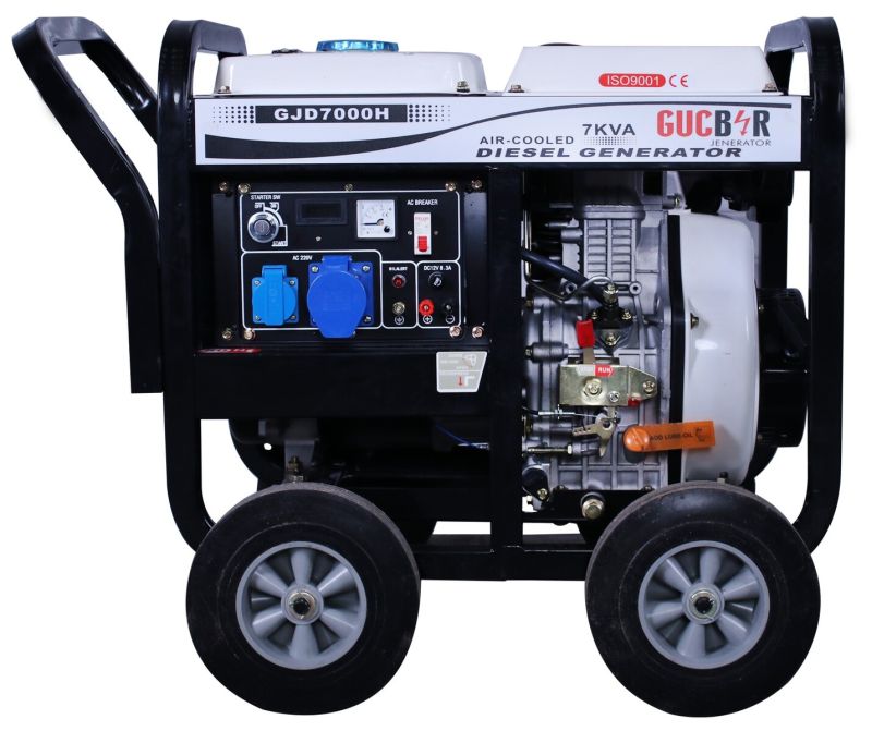 Генератор дизельний GUCBIRG GJD7000H 7 кВт однофазний